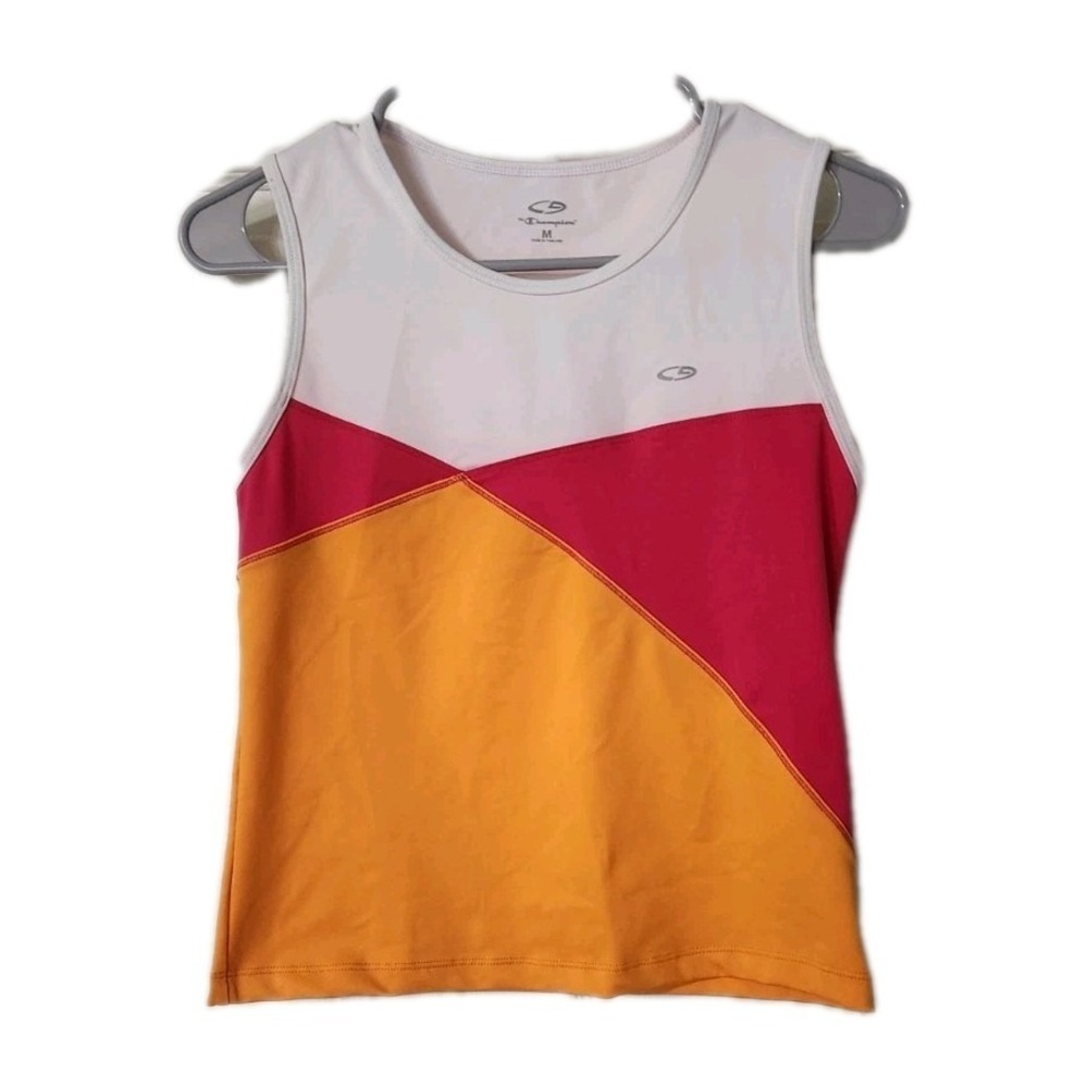Womens Champion Colorblock Tank, Medium